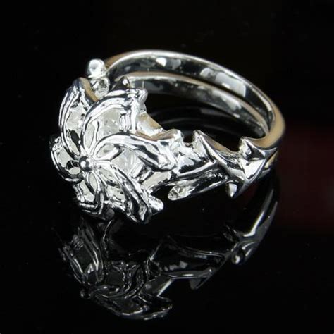 solid sterling silver.925 Nenya Galadriel Ring LOTR | eBay