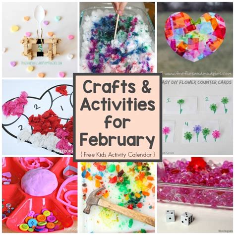 A Month of Crafts & Kids Activities for February! - Where Imagination Grows