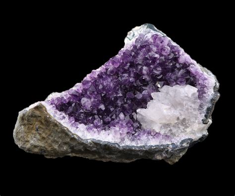 Amethyst Cluster with Milky Quartz 3" X 5" - Celestial Earth Minerals