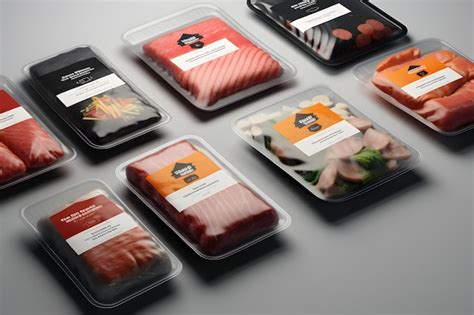 Premium AI Image | Frozen Food Products Showcase