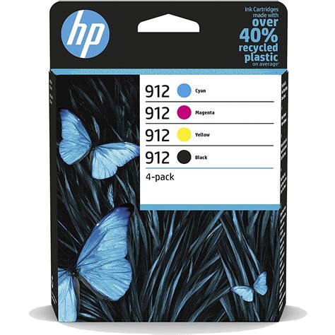 Original HP 912 CMYK Multipack Ink Cartridges (6ZC74AE) - HP OfficeJet Pro 8020 ink - HP ...