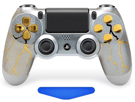 Gold Thunder Ps4 Custom UN-MODDED Controller Exclusive Unique Design - Walmart.com - Walmart.com