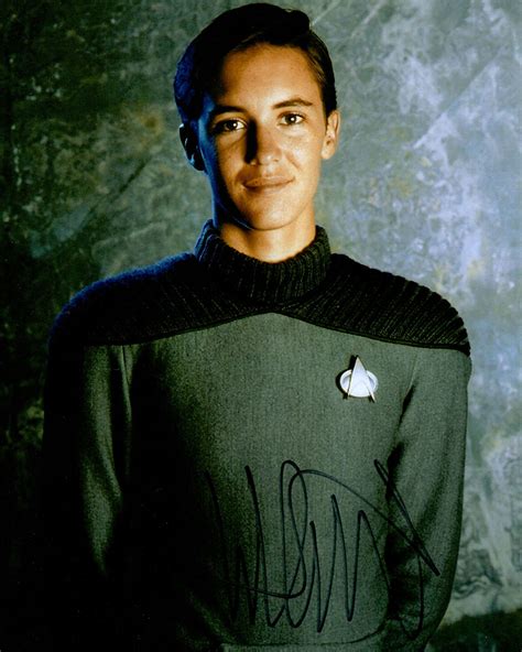 Wil Wheaton SIGNED photo: Star Trek Next Generation Starfleet casual ...