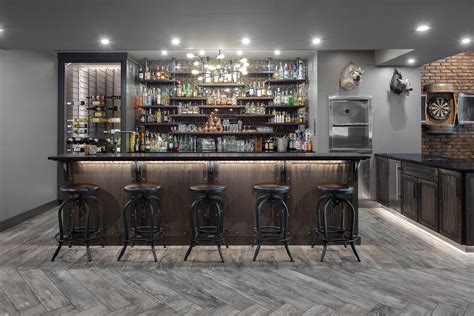 18 Majestic Industrial Home Bar Ideas You're Going To Enjoy