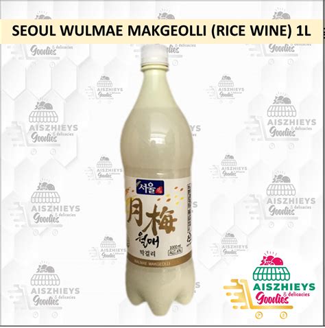 KOREAN RICE WINE SEOUL WULMAE MAKGEOLLI 1000ml 6% alcohol content | Lazada PH