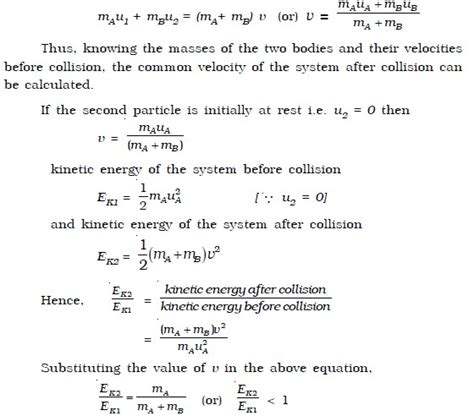 inelastic collision - kinetic energy - Elastic collision in one dimension