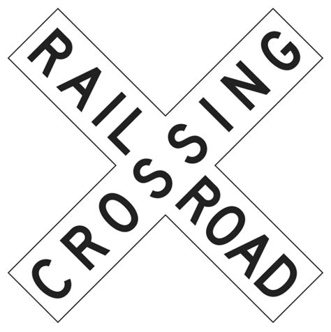 Railroad Crossing Sign