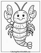 Lobster Coloring Pages Free Printables  Sheets For Kids sketch template