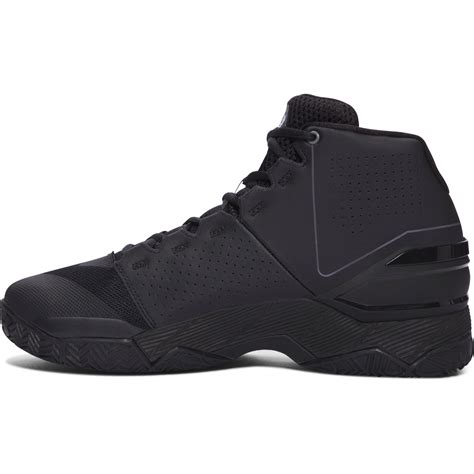 Under Armour Leather Men's Ua Longshot Basketball Shoes in Black for ...