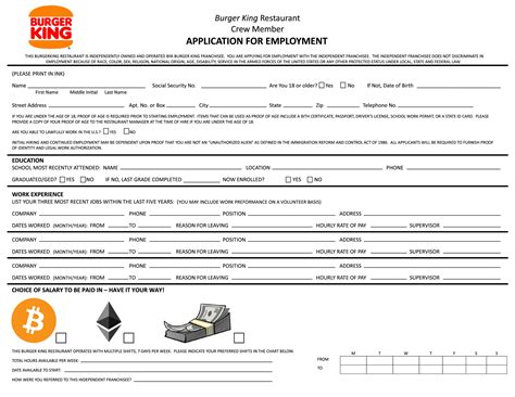 Burger King Job Application - Burger King Job Application Official | OpenSea