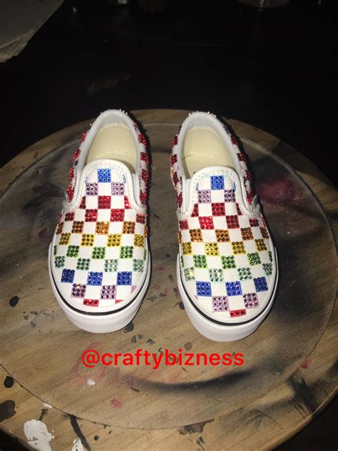 Rainbow Vans | Etsy