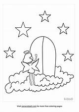 Free Heaven Coloring Page  Printables Kidadl sketch template