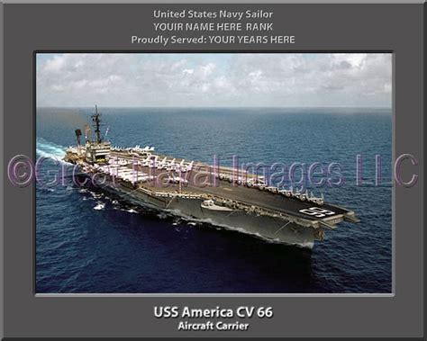 USS America CV 66 : Personalized Navy Ship Photo ⋆ Personalized US Navy ...