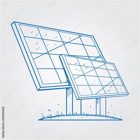 Solar panels. Types of alternative energy. Eco-friendly energy. Outline ...