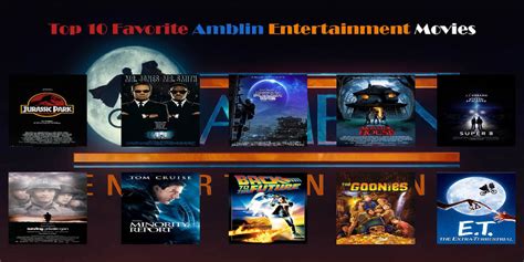 My Top 10 Favorite Amblin Entertainment Movies by dedpool97 on DeviantArt