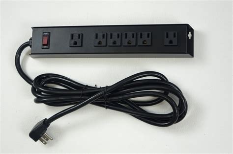 Mountable 10ft Cord Power Strip ED-PS6-10