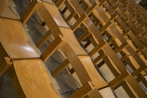 Rows Of Wooden Chairs Free Stock Photo - Public Domain Pictures