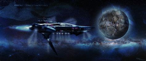 Star Citizen - Banu Merchantman Wallpaper (wide) by TheOrigin79 on DeviantArt