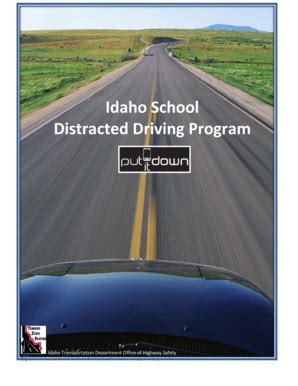 Fillable Online itd idaho Idaho School Distracted Driving Program - itd idaho Fax Email Print ...
