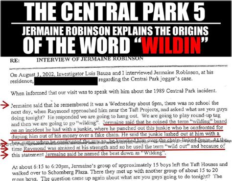 Evidence in the Central Park 5 Case Evidence Archives | Central Park 5