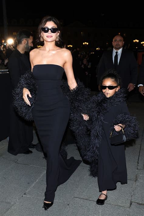 Kylie Jenner Twins With Stormi in Couture at Paris Fashion Week