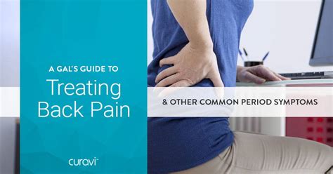 A Gal's Guide to Treating Back Pain & Other Common Period Symptoms – Curavi