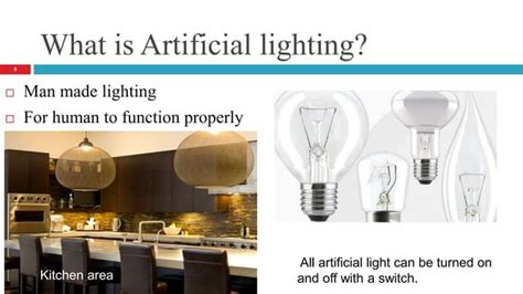 artificial lighting | PPT