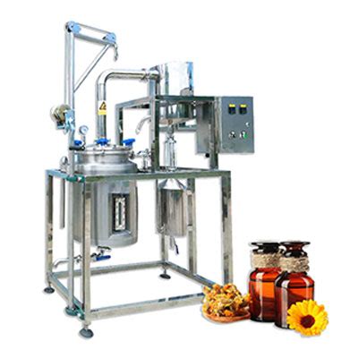 Essential oil extraction equipment - glass reactor