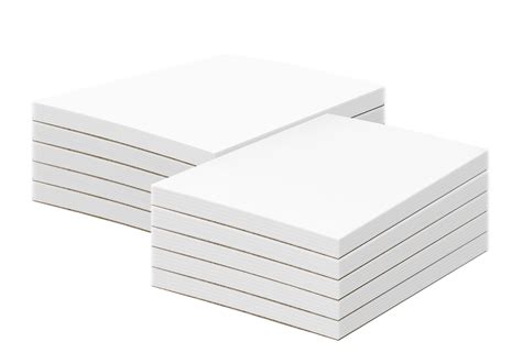 A5 White Memo Pads - Bulk and Wholesale - Fine Cardstock