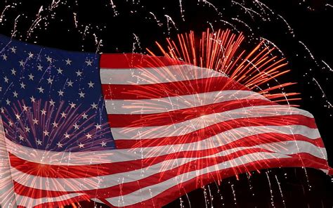 American Flag, Flag Fireworks HD wallpaper | Pxfuel