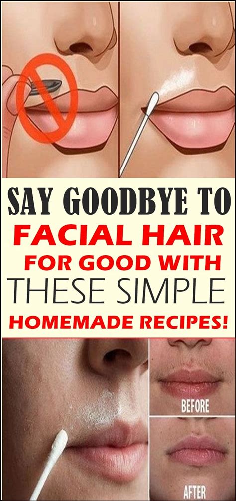 LADIES READ THIS TO LEARN HOW TO GET RID OF FACIAL HAIR NATURALLY AT HOME! | Facial hair, Facial ...