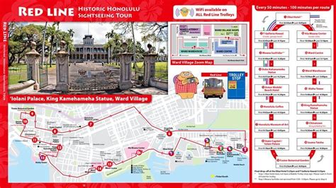 Red Line Re Route - Waikiki Trolley | Sightseeing, Village map, Waikiki