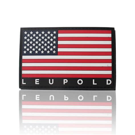 Custom 3D Soft PVC Rubber Small American Flag Patches | DOYLabel