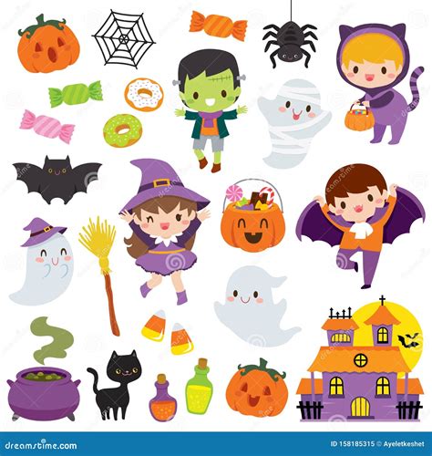 Halloween Clipart Stock Illustrations – 42,337 Halloween Clipart Stock ...