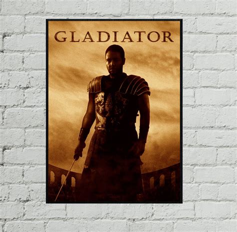 Gladiator Artwork Cover Movie Poster - Etsy