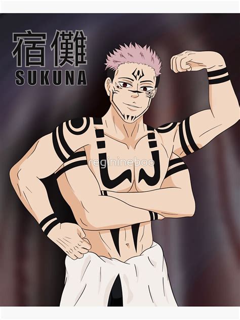 "Sukuna with four arms" Sticker for Sale by reginineboo | Redbubble