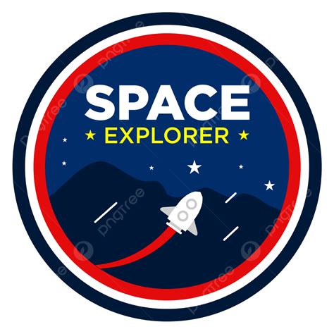 Space Exploration PNG Picture, Space Patches Explorer Vector Badges And Emblem, Space, Vector ...