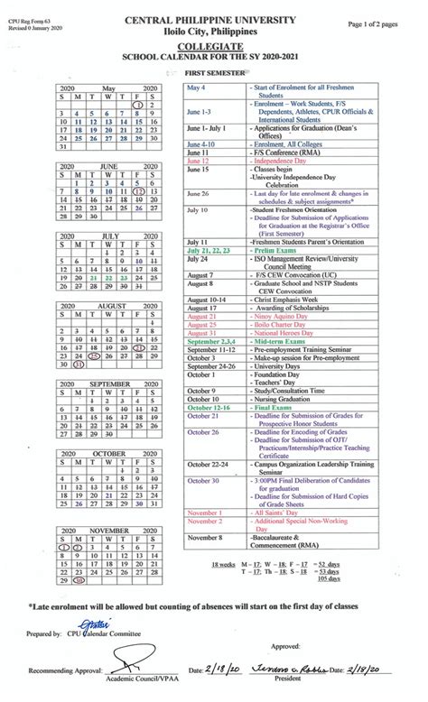 Smcc Academic Calendar - Printable Template Calendar