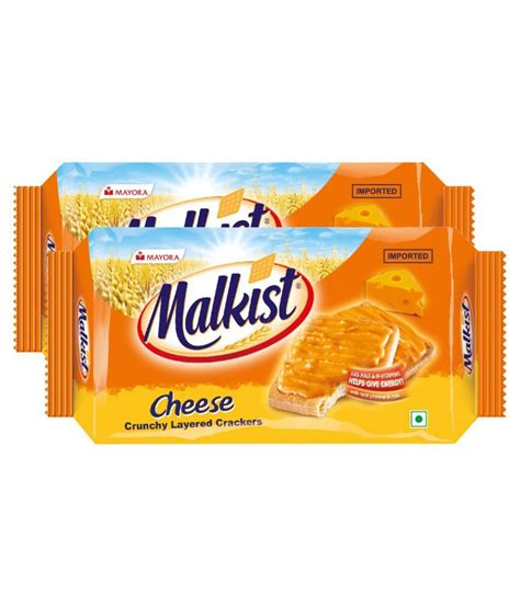 Malkist Cheese Crackers 276 g Pack of 2: Buy Malkist Cheese Crackers ...