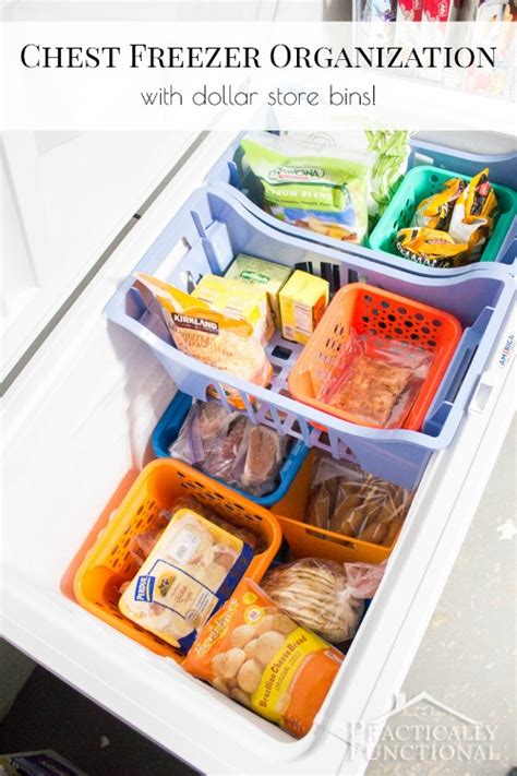 Ideas for Organizing a Chest Freezer- Kitchen Organization