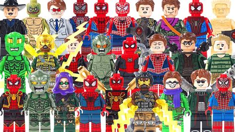 All Spider-Man No Way Home Unofficial Lego Minifigures - YouTube