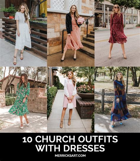 Church Outfit Ideas with Dresses (10 Looks) - Merrick's Art