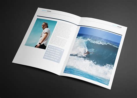 WAVES Magazine Template | Magazine Templates ~ Creative Market