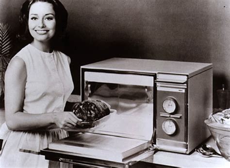 Invention of MICROWAVE OVEN (1945) (Spencer ushers in the age of near-instaneous cooking ...