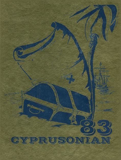 1983 yearbook from Cyprus High School from Magna, Utah