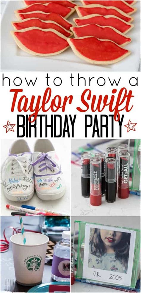 How to Throw a Taylor Swift Birthday Party - Crazy for Crust