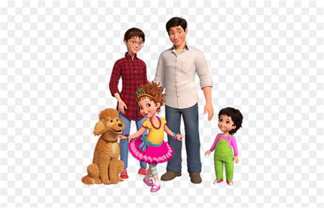 Fancy Nancy With Her Family - Fancy Nancy Animated Series, HD Png Download - vhv