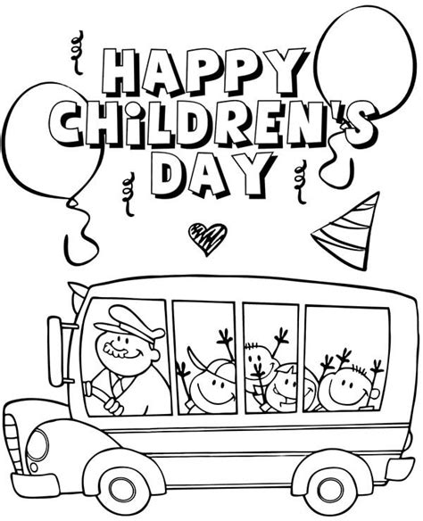 Children's Day Coloring Pages - Free Printable Coloring Pages for Kids