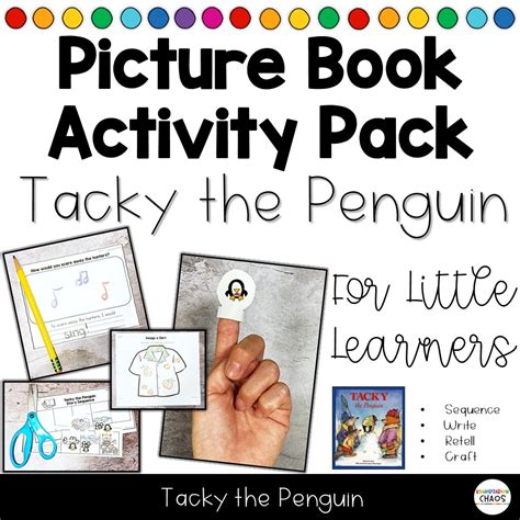 Tacky the Penguin | Picture Book Activity - Kindergarten Chaos