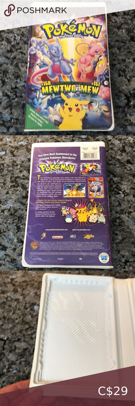 Pokémon The First Movie Vhs | Pokemon, Pokemon showdown, All pokemon